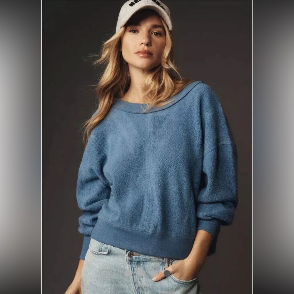 Anthropologie |NWT Daily Practice Blue Cross Back Sz L
